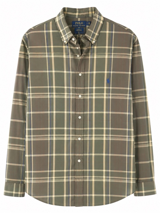 Polo Ralph Lauren Other - Polo by Ralph Lauren Olive and Beige Plaid Button-Down Shirt